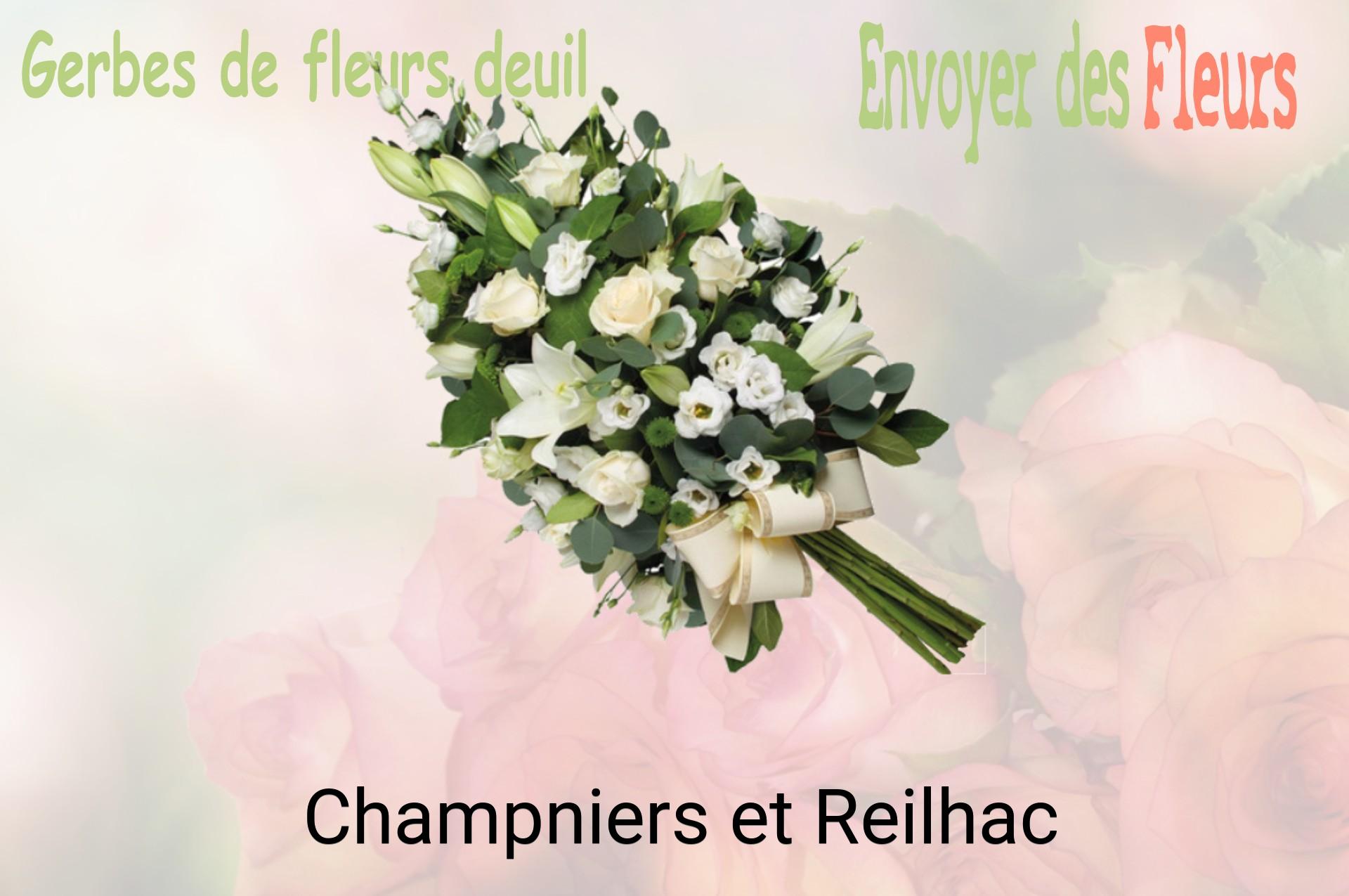 Gerbe de fleurs de deuil livrée à Champniers-et-Reilhac